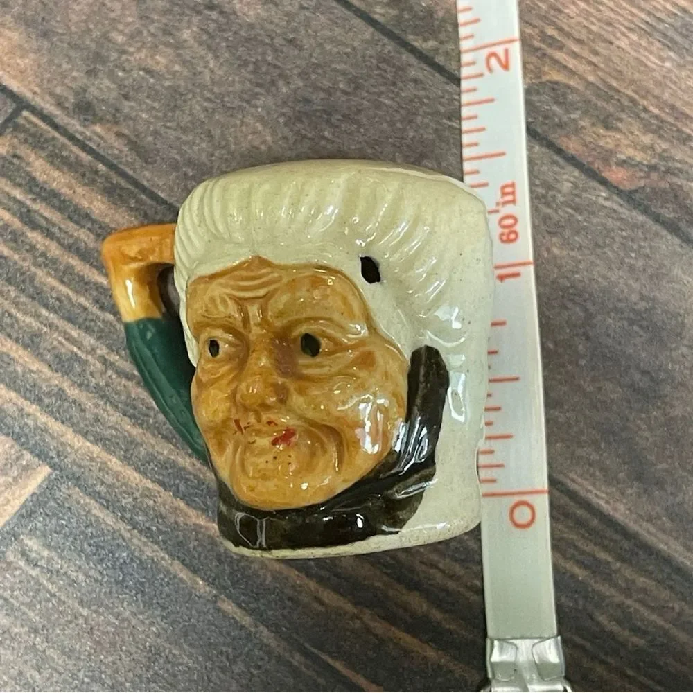 Vintage 'Tiny Toby' Salt and Pepper Shakers, Japan 1940 or 1950